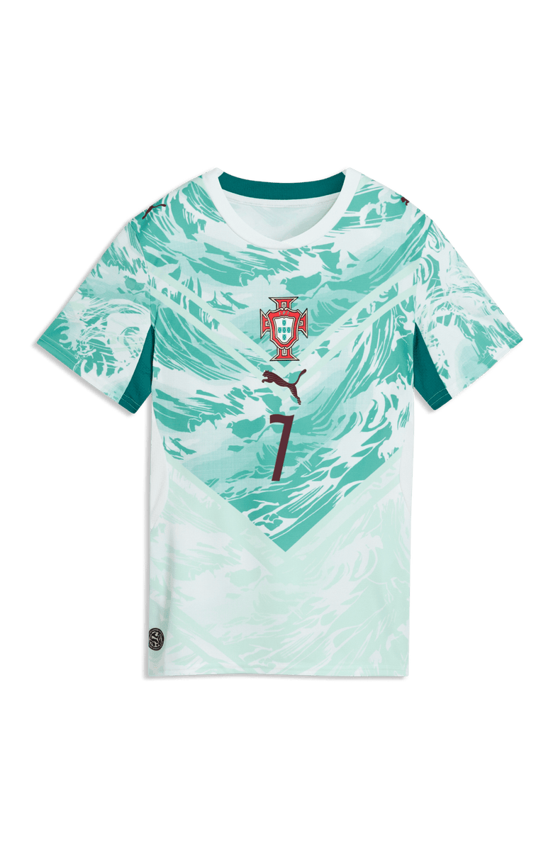 PUMA Women's Puma Cristiano Ronaldo Green Portugal National Team 2026 Away Replica Jersey, Alternate, color, Green