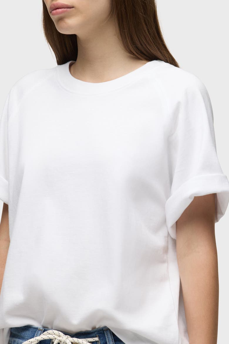 Oversized Raglan Tee, Alternate, color, WHITE