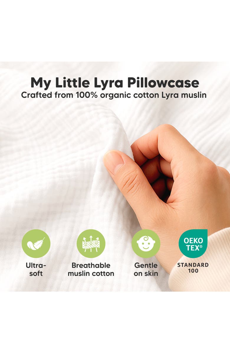 KeaBabies 2-Pack My Little Lyra Pillowcases, Alternate, color, Nordic