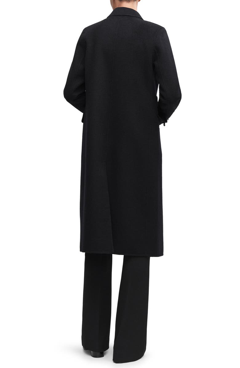 MANGO Double Breasted Wool Blend Coat, Alternate, color, 