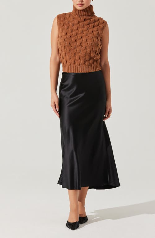 ASTR ASTR THE LABEL PATTERN TURTLENECK SWEATER VEST