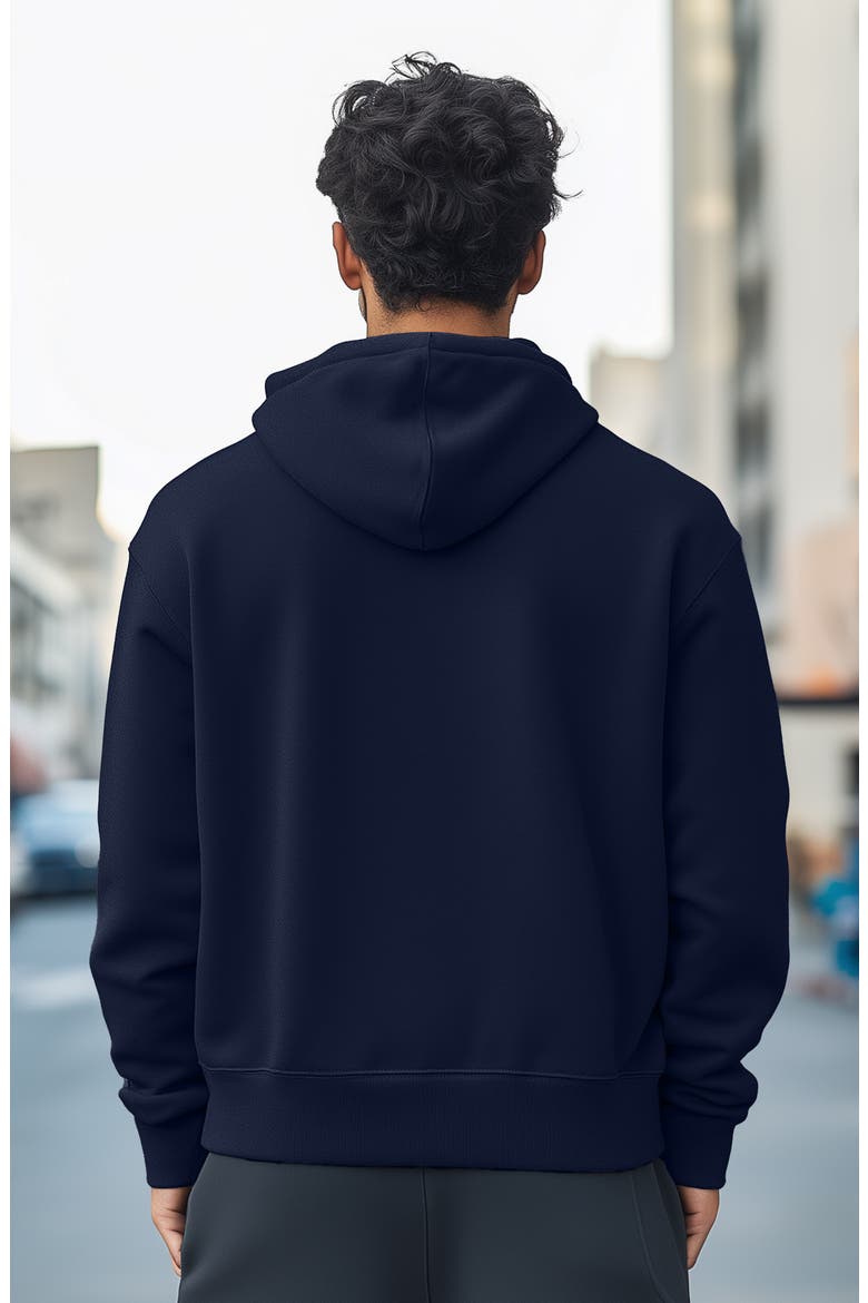 Rainbow Zip Hoodie, Alternate, color, Navy Blue