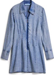 Desigual Long Sleeve Denim Minidress