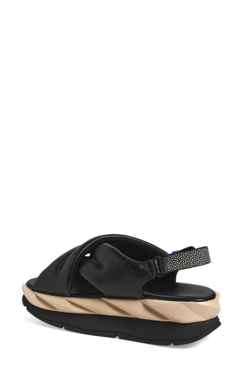 4ccccees Mellow Moa Platform Slingback Sandal In Oreo