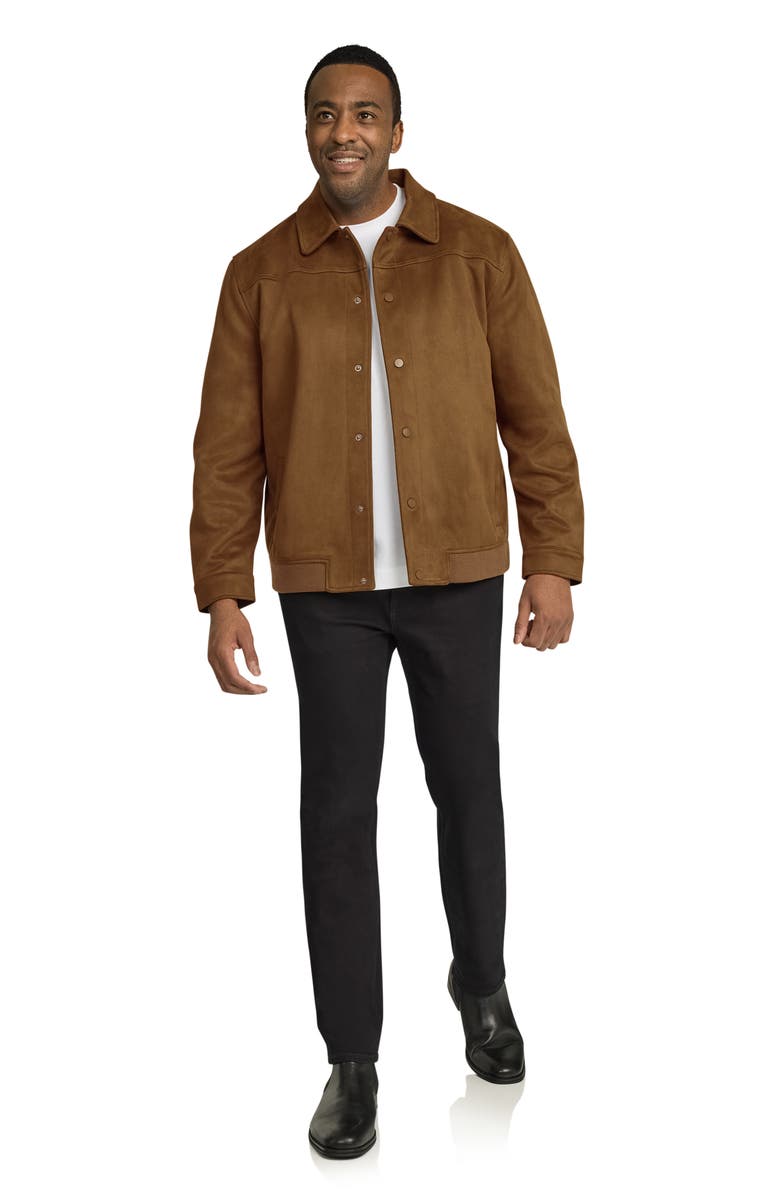 Johnny Bigg Casey Faux Suede Jacket, Alternate, color, Tan