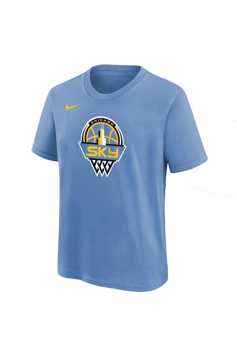 Youth Nike Sky Blue Chicago Sky Essential Logo T-Shirt, Alternate, color, Blue