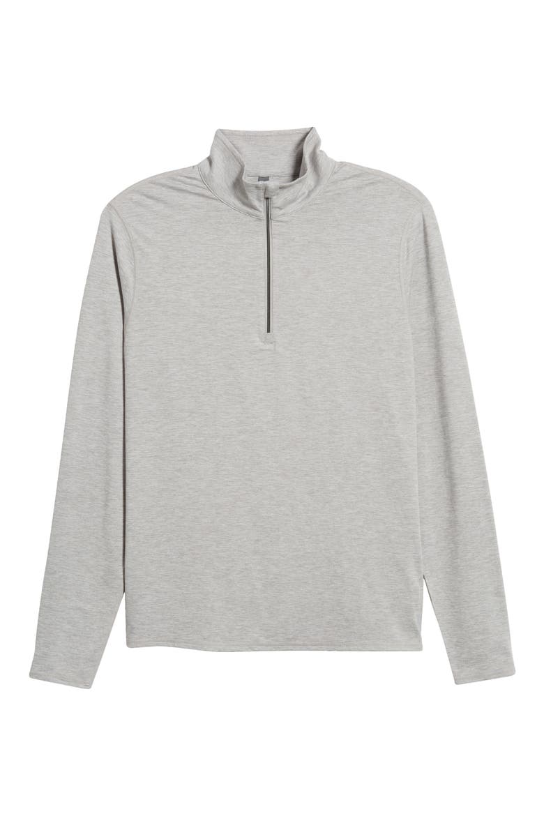 Ease Performance Half Zip 2.0 Sweatshirt, Alternate, color, LIGHT HEATHER GREY