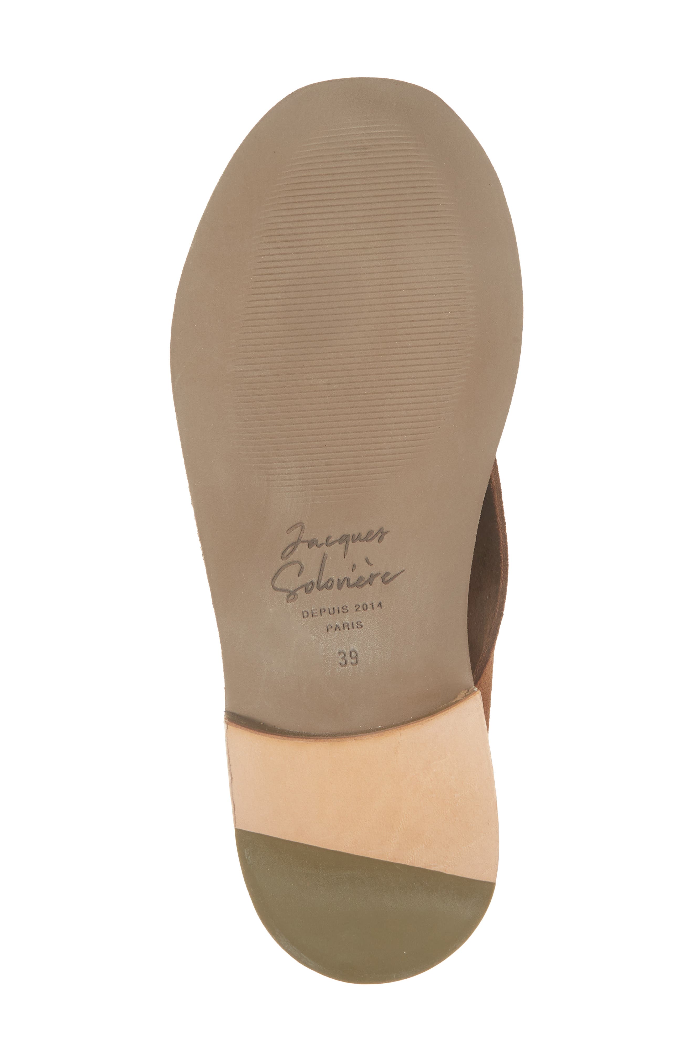 JACQUES SOLOVIERE Biarritz Sandal, Alternate, color, Brown