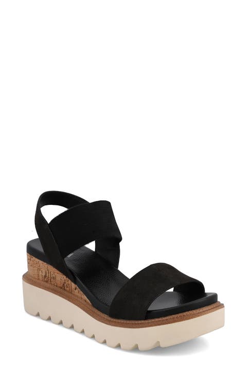 Olany Platform Wedge Ankle Strap Sandal (Women)