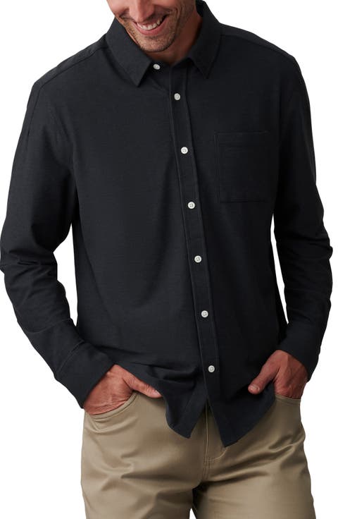 WFH Knit Button-Up Shirt
