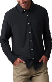 Rhone WFH Knit Button-Up Shirt