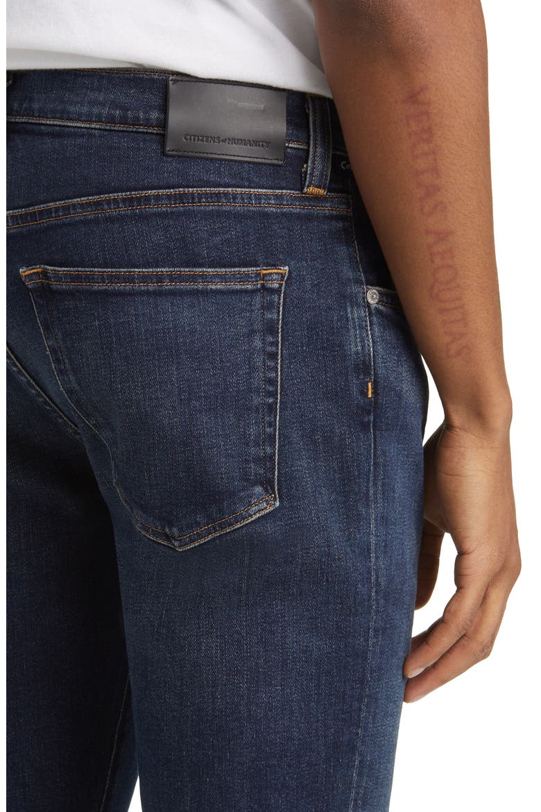 London Slim Taper Fit Stretch Cotton & Cashmere Jeans, Alternate, color, PROSPECT
