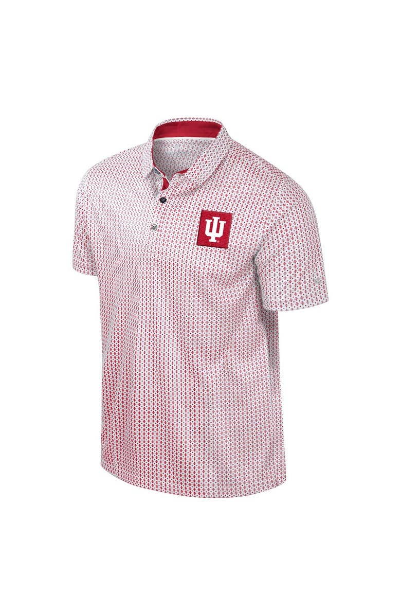 COLOSSEUM Men's Colosseum Crimson Indiana Hoosiers Big & Tall Marty Rival Polo, Alternate, color, Crimson