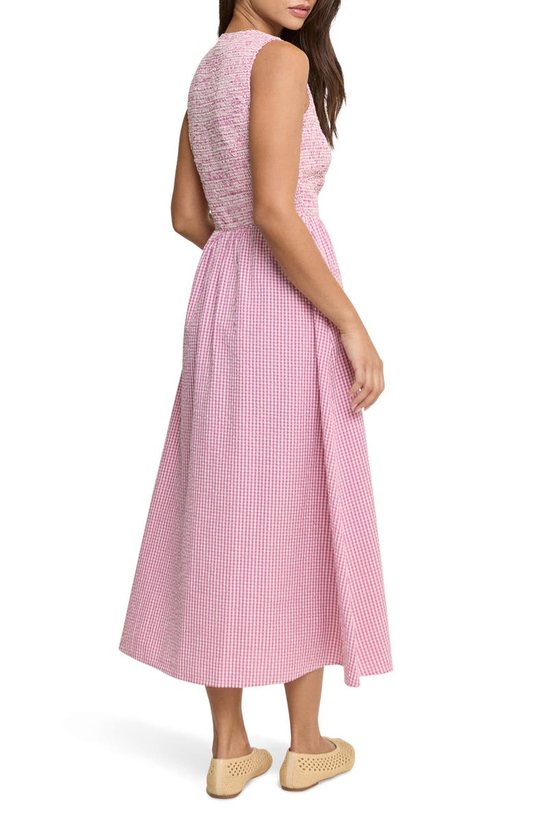 Nobody's Child Eliza Check Print Sleeveless Dress, Alternate, color, Pink