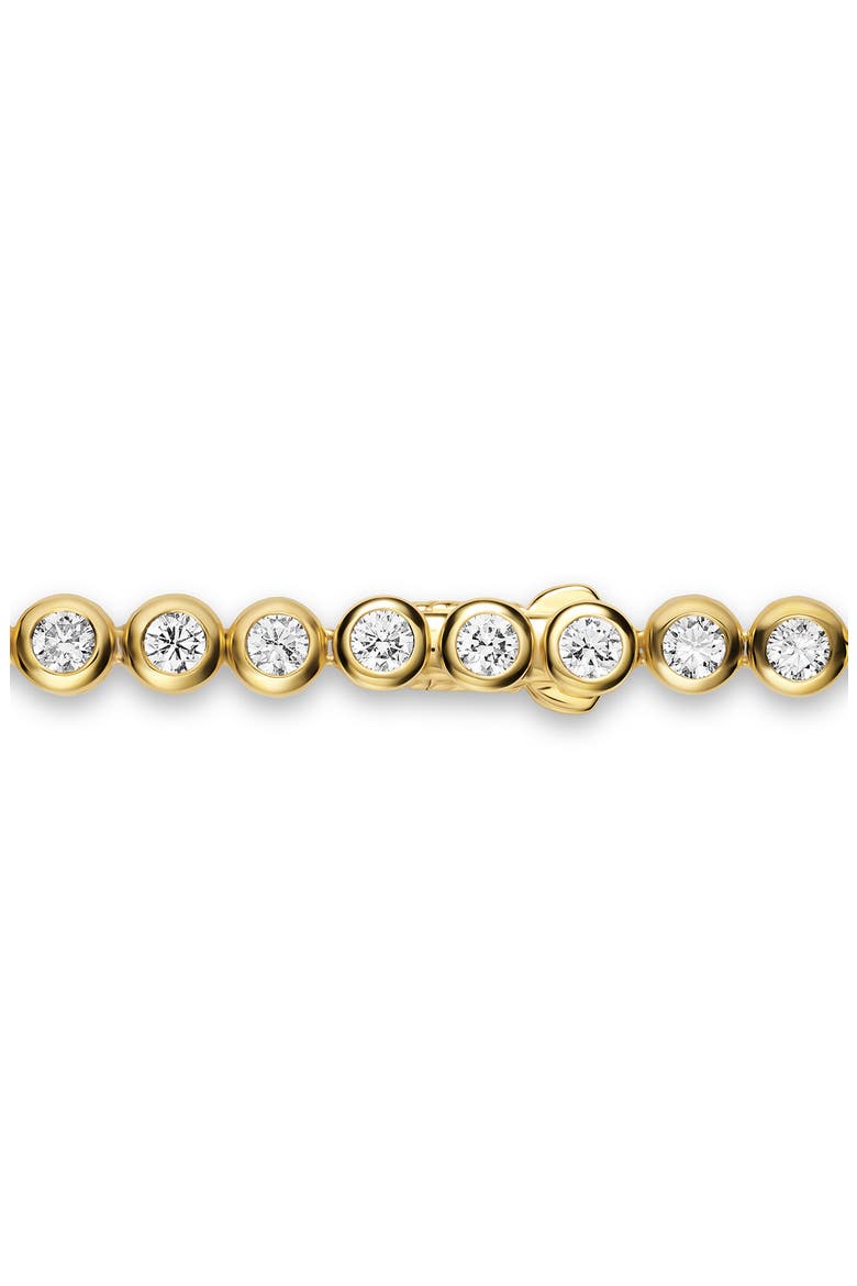 Bezel Set Diamond Tennis Necklace, 4.7mm, Alternate, color, GOLD