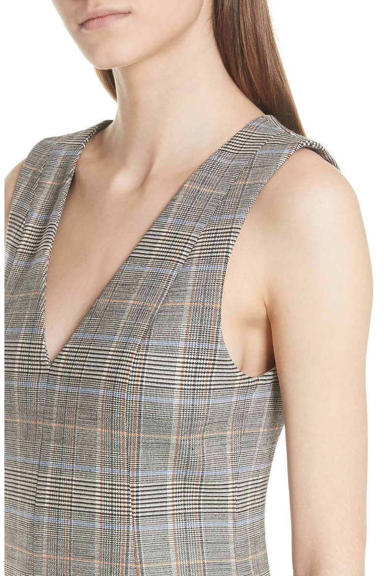 Autumn Plaid A-Line Dress, Alternate, color, MULTI