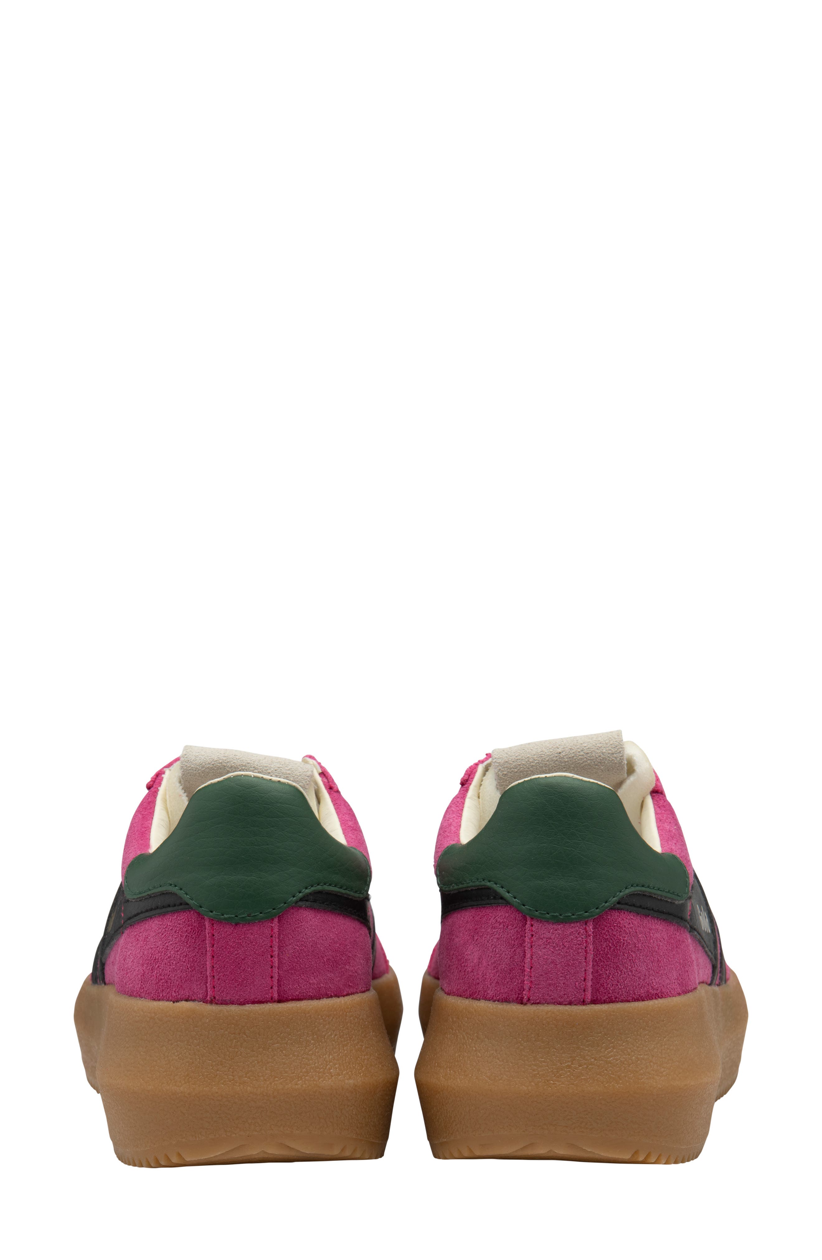 Gola Athena Sneaker, Alternate, color, Fuchsia/Black/Evergreen/Gum