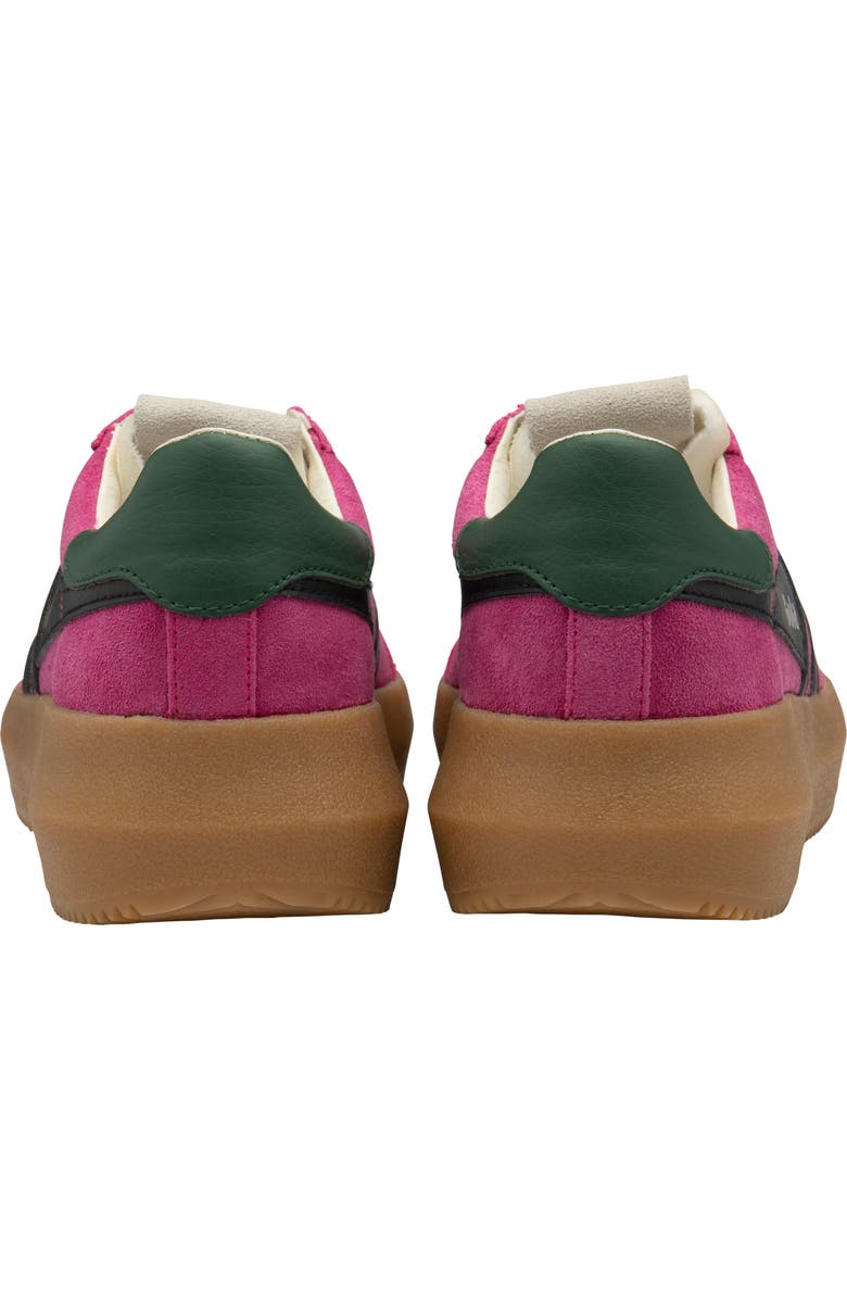 Gola Athena Sneaker, Alternate, color, Fuchsia/Black/Evergreen/Gum