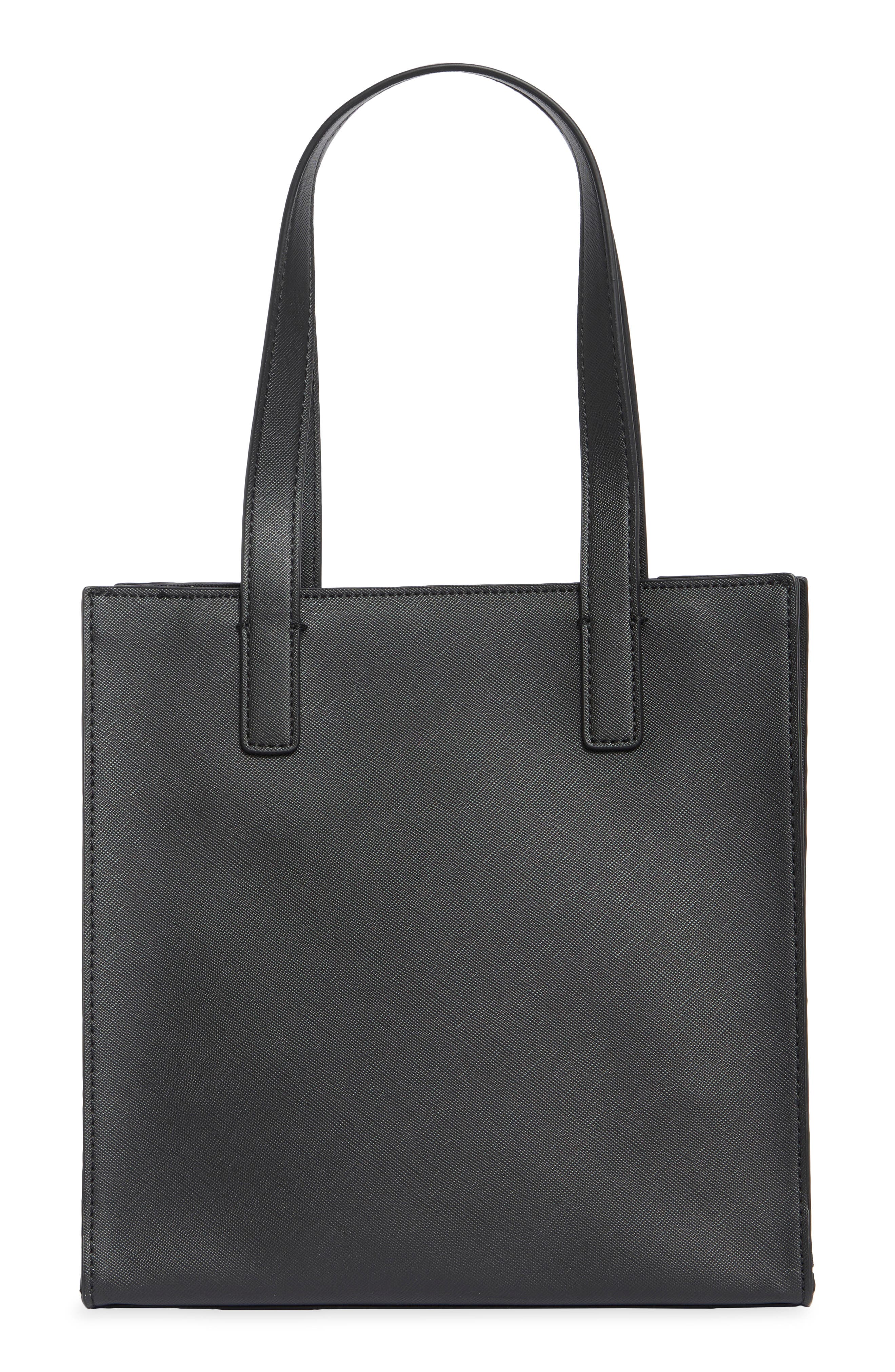 Seacon Floral Small Icon Tote, Alternate, color, BLACK OVERFLOW