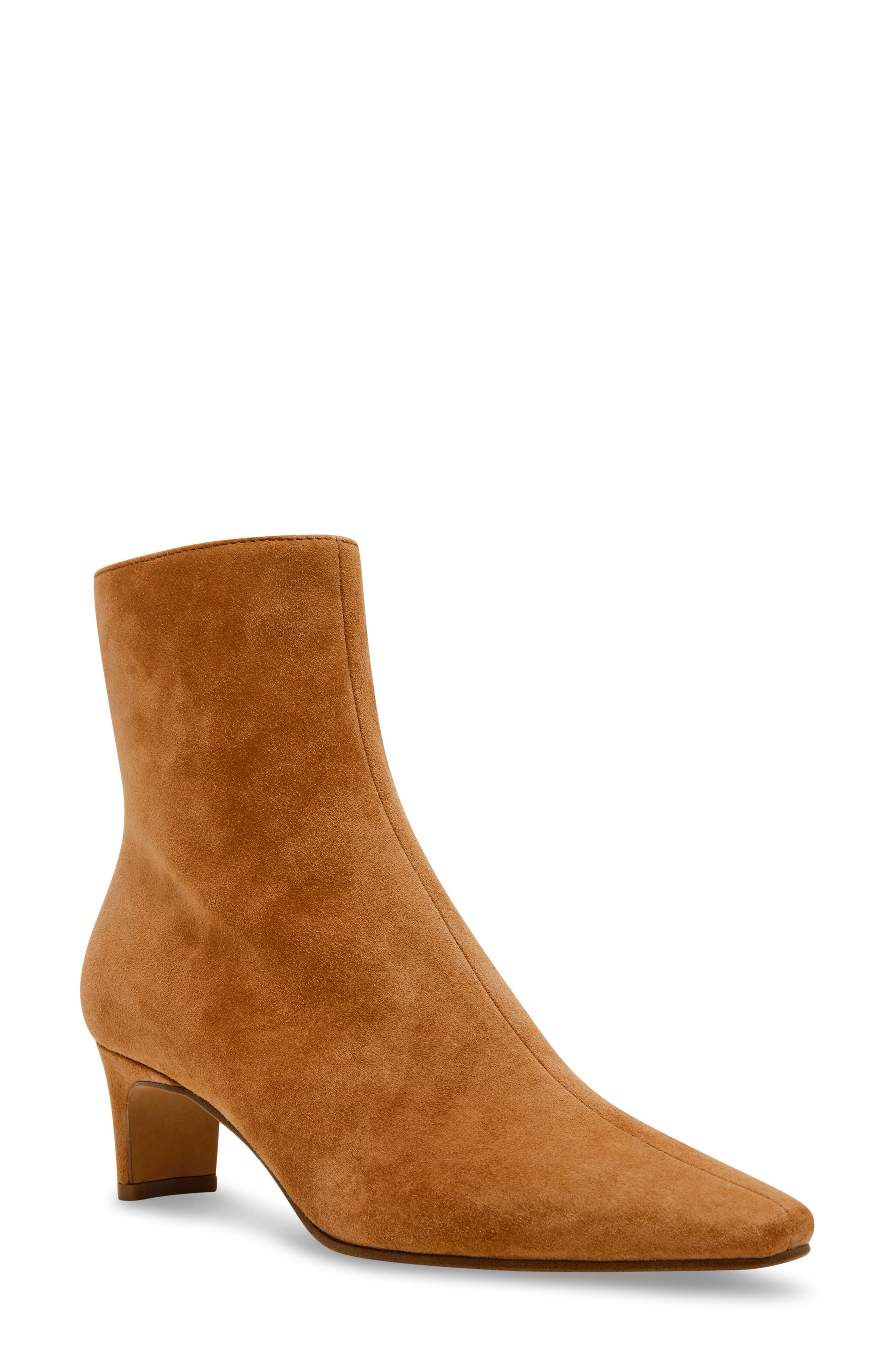 Delvie Bootie, Main, color, CHESTNUT SUEDE