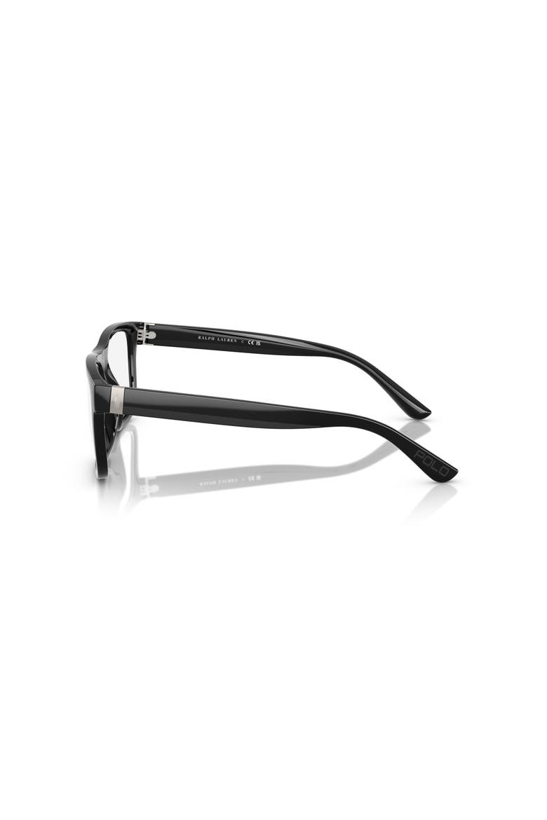 56mm Rectangle optical glasses, Alternate, color, Black
