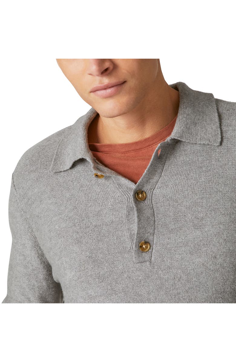 Lucky Brand Cloud Soft Polo Sweater, Alternate, color,