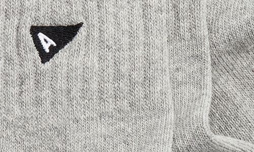 Arvin Goods 3-pack Quarter Crew Socks In Gray