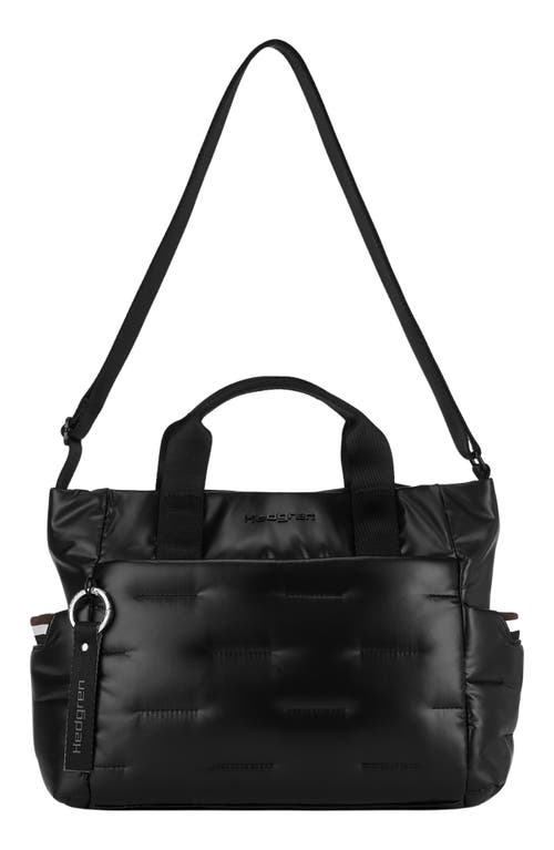 Hedgren Softy Water Repellent Satchel In Black