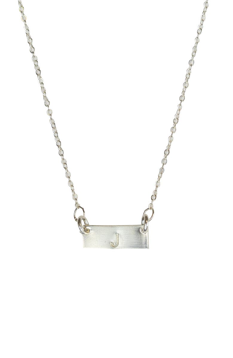Nashelle Tiny Bar Necklace, Main, color, 
