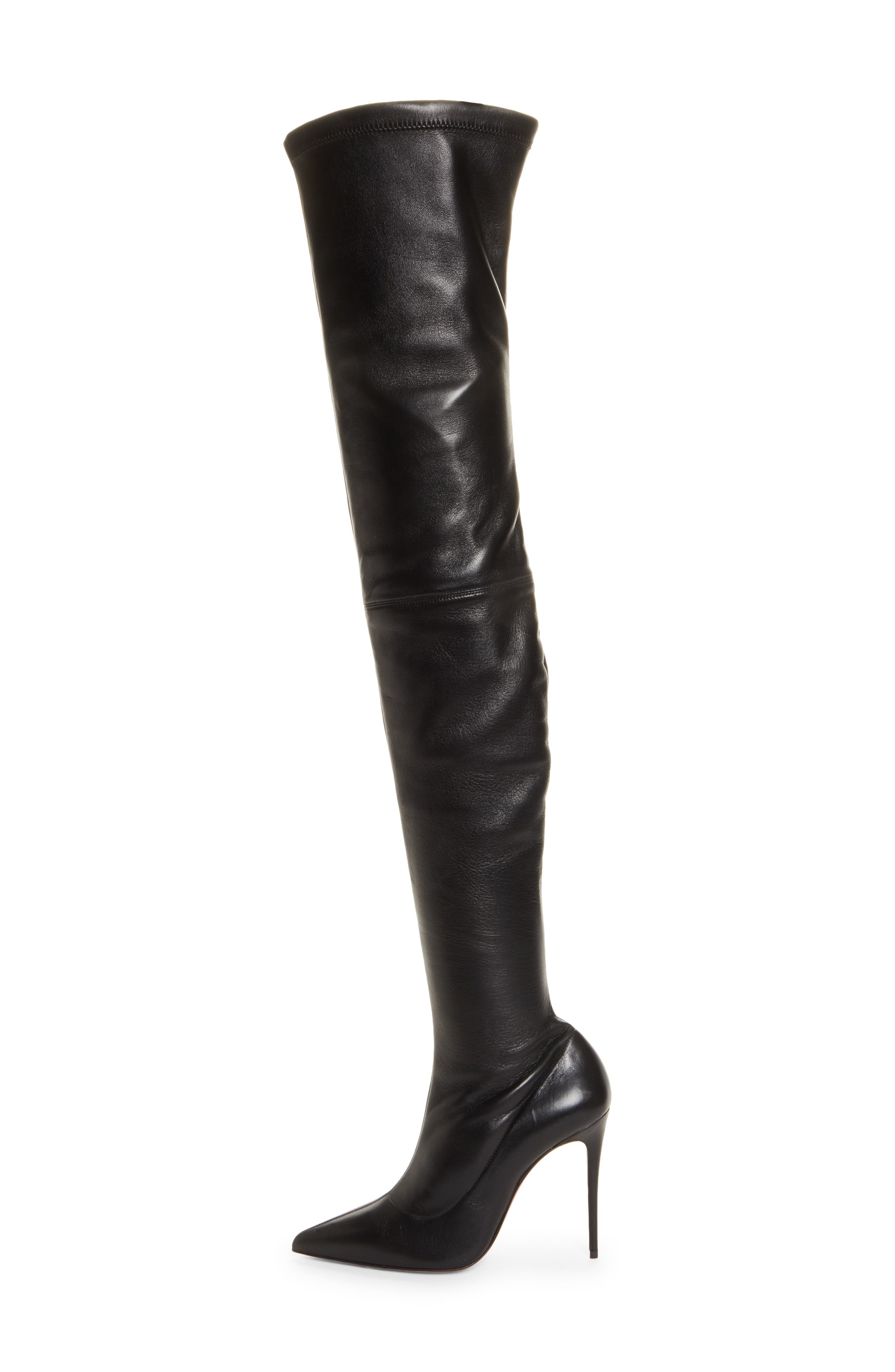 Christian Louboutin Kate Stretch Over the Knee Boot, Alternate, color, 