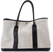Pre-Owned Hermes Garden Party Tote Toile and Leather 36