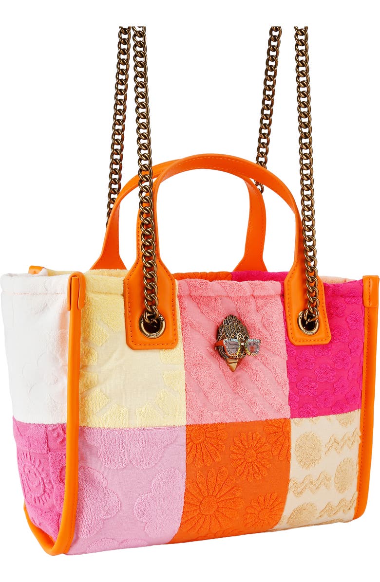 Kurt Geiger London Small Hoxton Shopper Bag, Alternate, color, Orange Multi