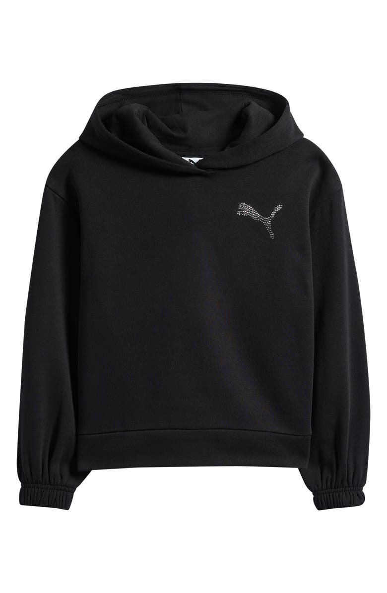 PUMA Kids' Charmed Pack Pullover Hoodie, Main, color, Black