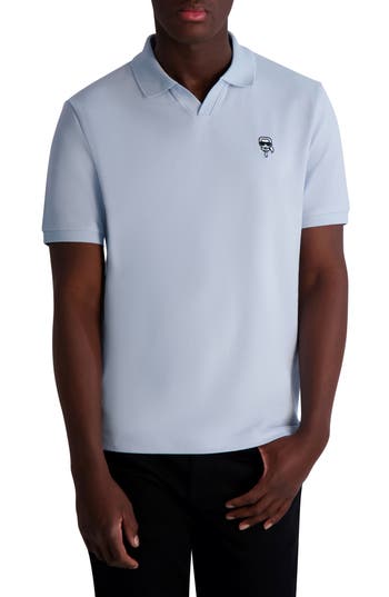 Karl Lagerfeld Paris Karl Head Johnny Collar Polo