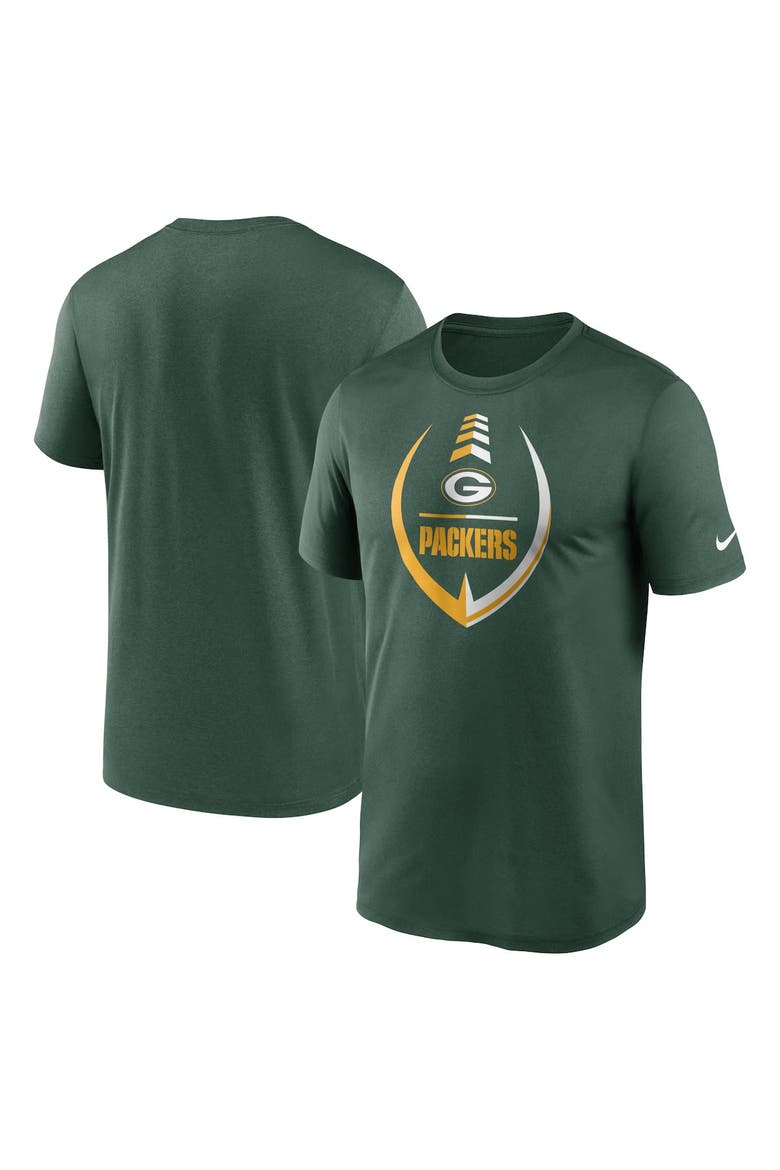Men's Nike Green Green Bay Packers Icon Legend Performance T-Shirt, Main, color, Green