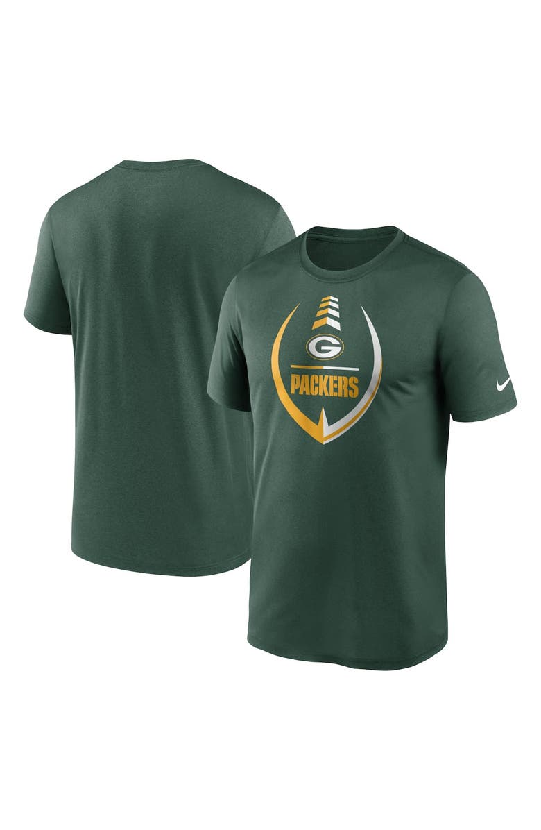 Nike Men's Nike Green Green Bay Packers Icon Legend Performance T-Shirt, Main, color, Green