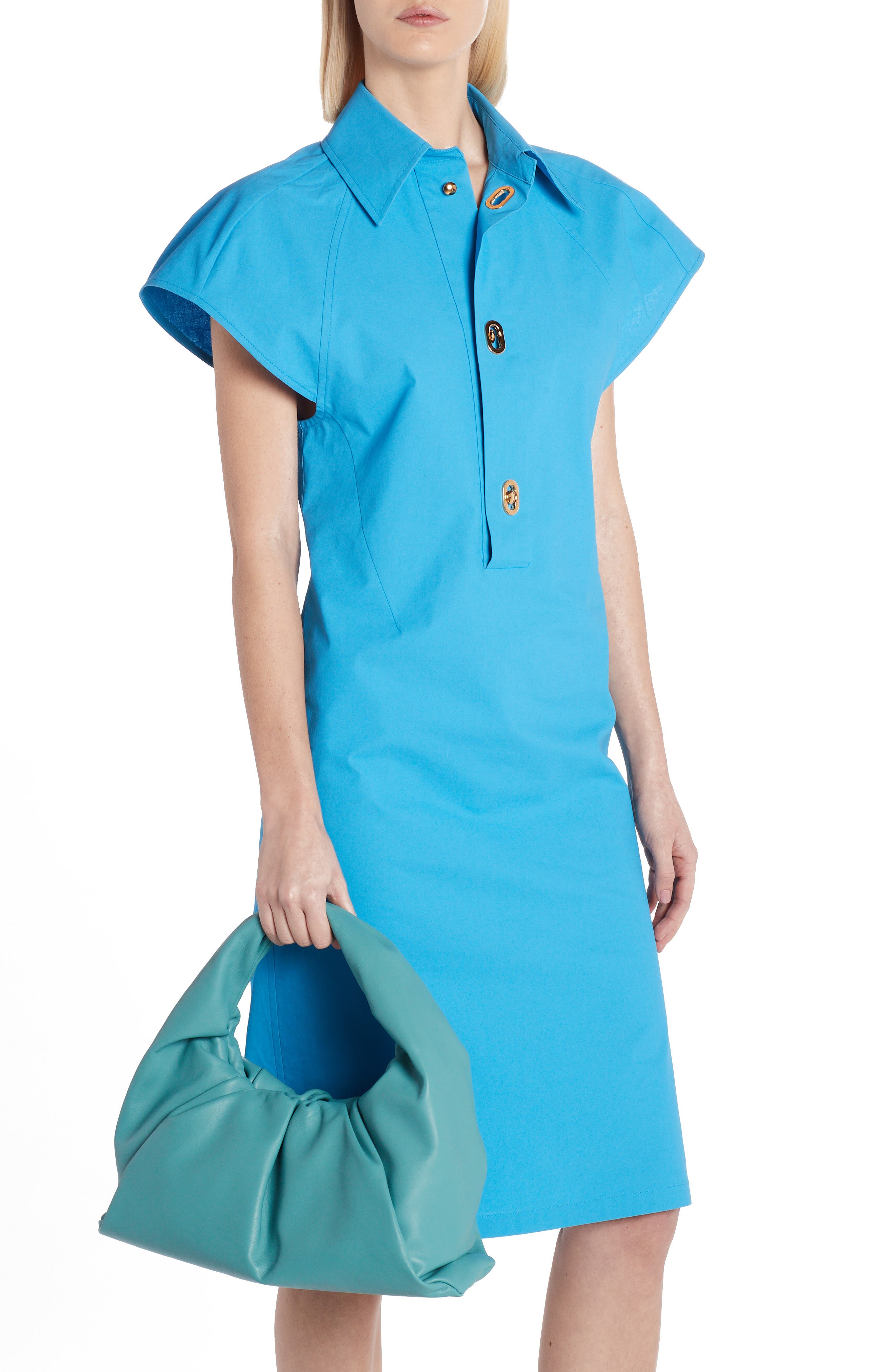 Bottega Veneta The Shoulder Pouch Calfskin Leather Hobo, Alternate, color, 