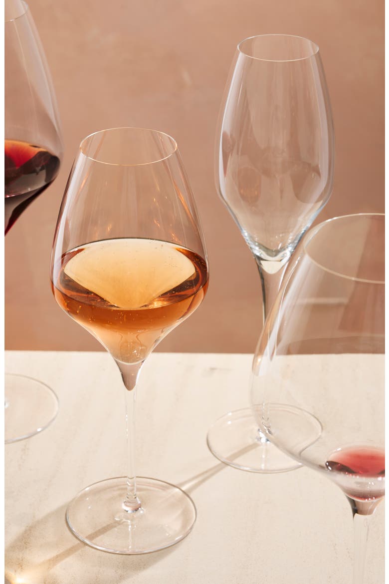 Alloro Set of 2 Cabernet Wine Glasses, Alternate, color, CLEAR