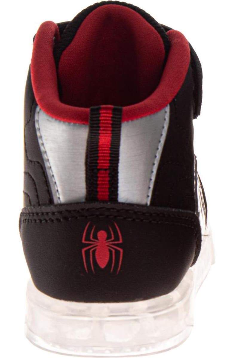 Spider-Man Spiderman Sneaker Toddler /Little Kid, Alternate, color, Black Red