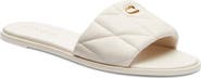 COACH Quilted Flat Slide Sandal