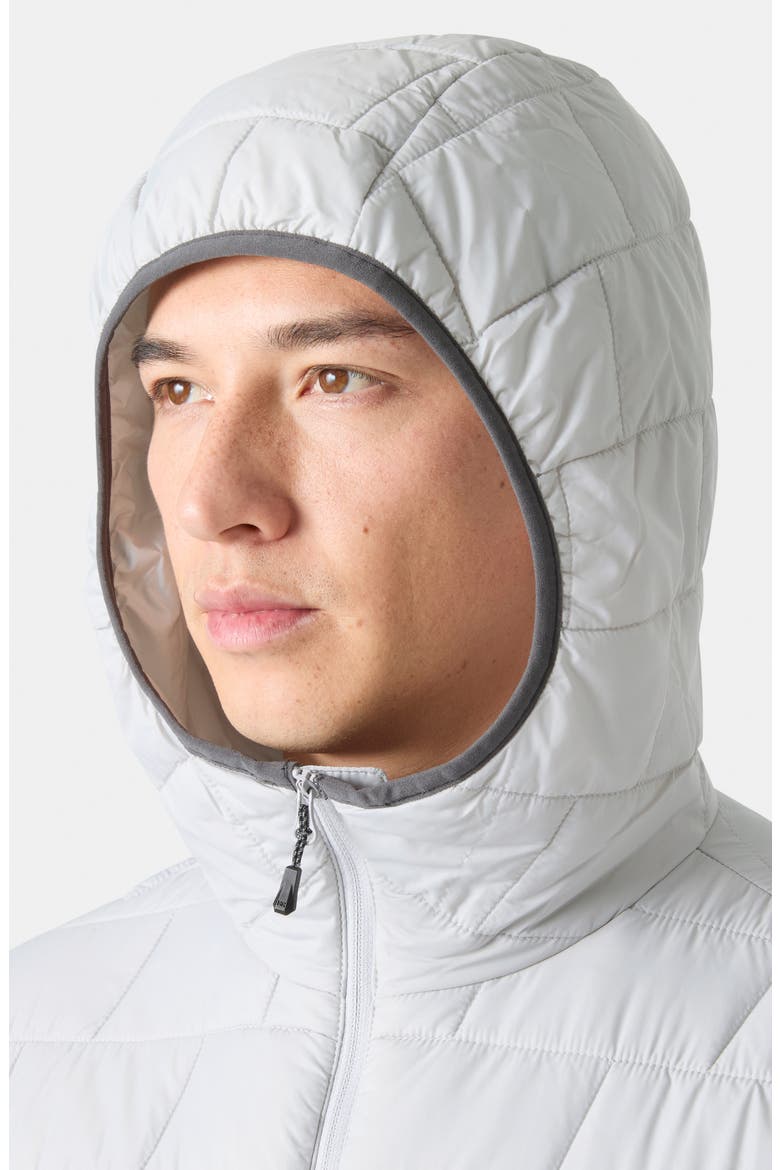 Lifaloft Hooded Insulator Jacket, Alternate, color, GREY FOG