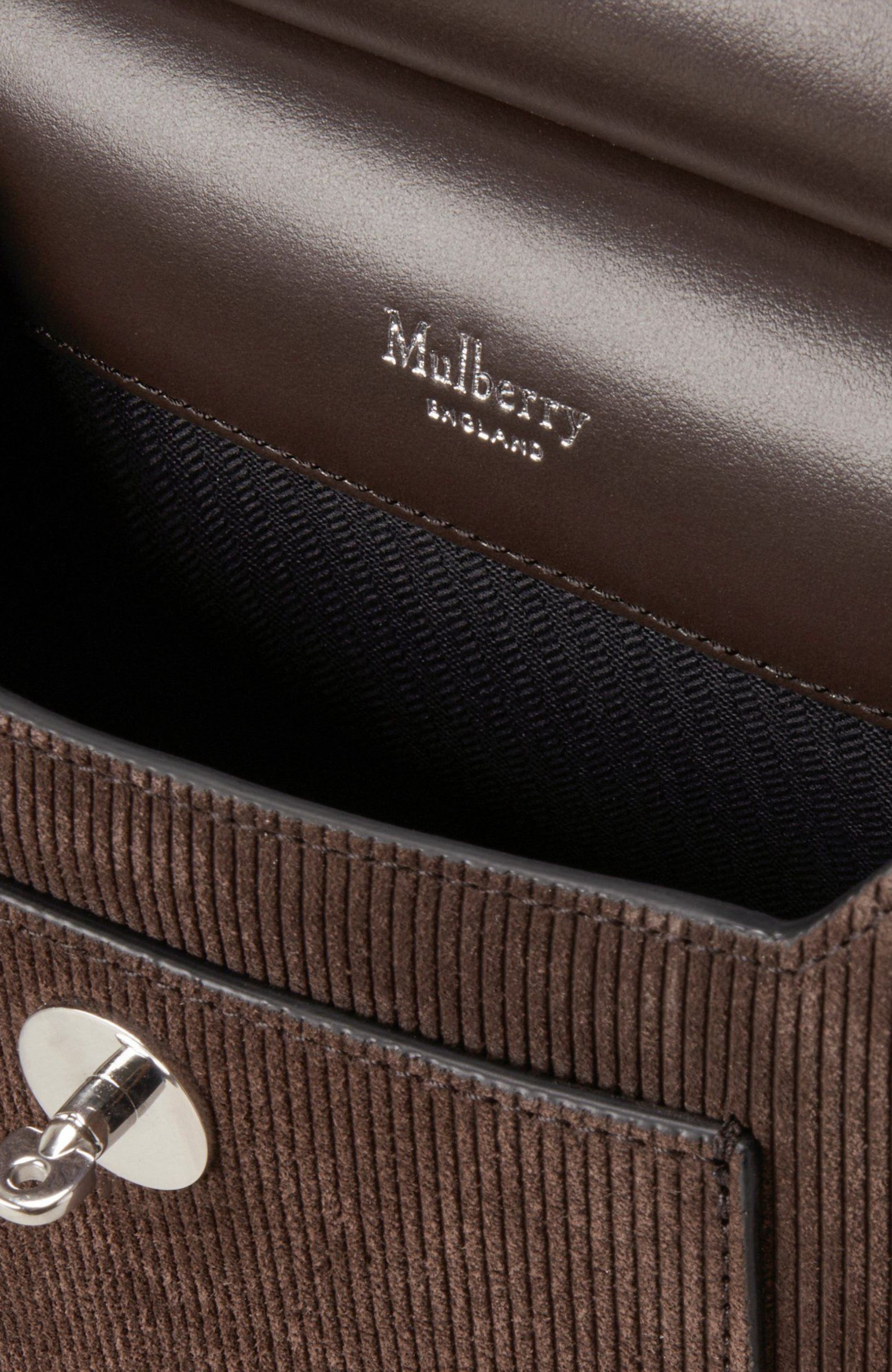 Mulberry Small Antony Crossbody Bag Corduroy Suede, Alternate, color, 