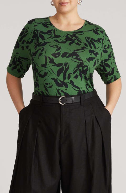 Lily Liquid Jersey Crewneck Top