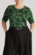 Universal Standard Lily Liquid Jersey Crewneck Top