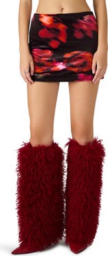 Steve Madden Cindi Floral Print Miniskirt