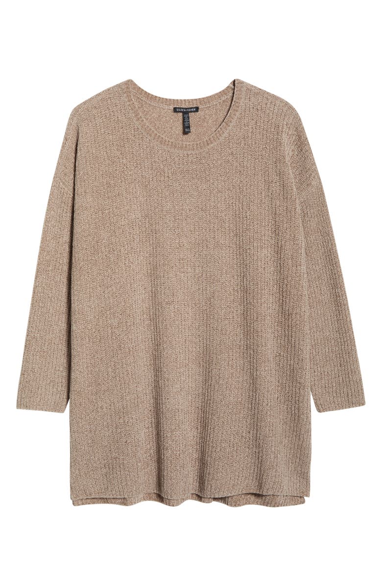 Eileen Fisher Crewneck Sweater, Alternate, color, Dove