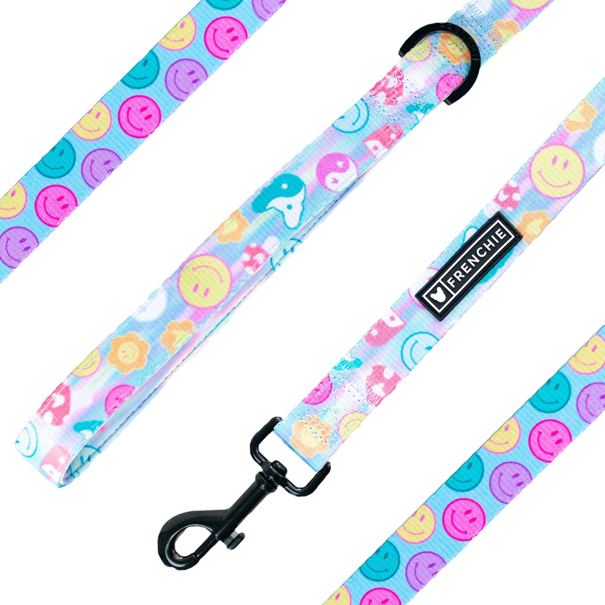 Frenchie Comfort Leash in Good Vibes 