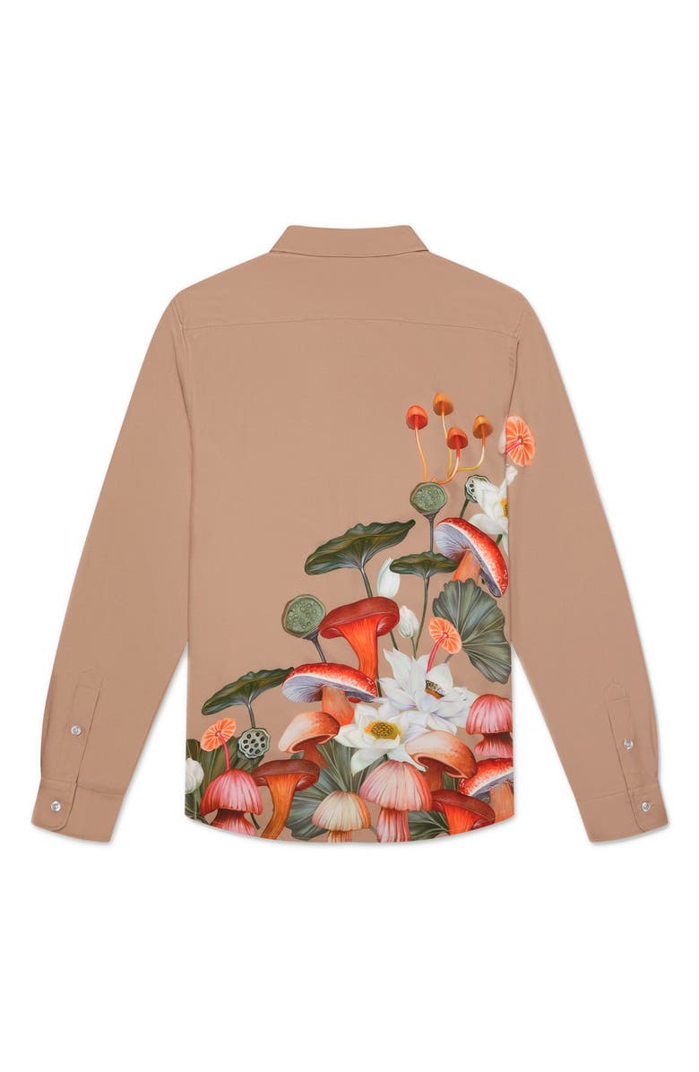 MAVRANS Full Story Regular Fit Floral Waterproof Button-Up Shirt, Alternate, color, 