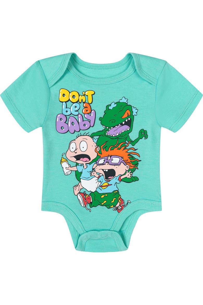 5-Pack Short Sleeve Bodysuits, Alternate, color, Nickelodeon Multi