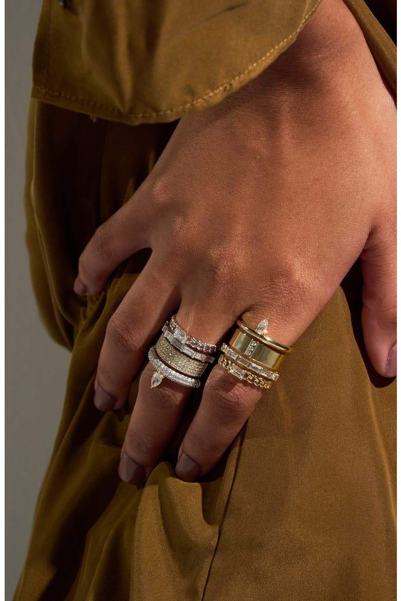 Typestack Gold Ring, Alternate, color, GOLD